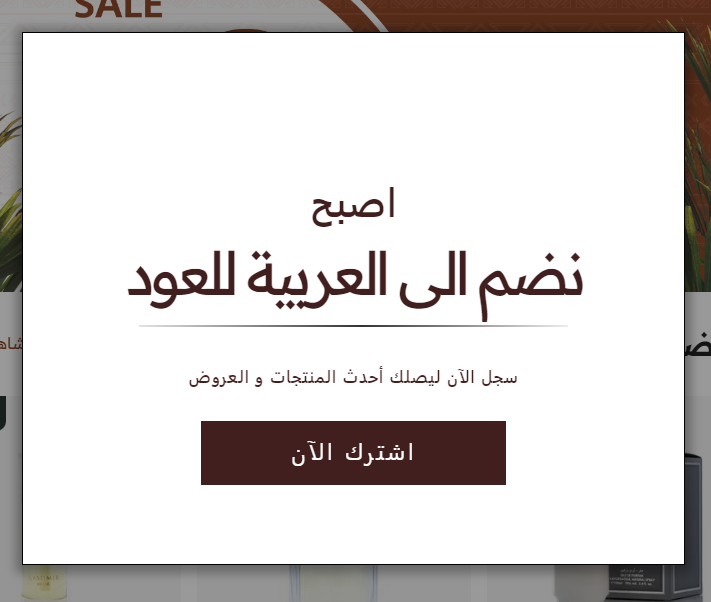 Sitecore Personalize -  Popup in Arabic
